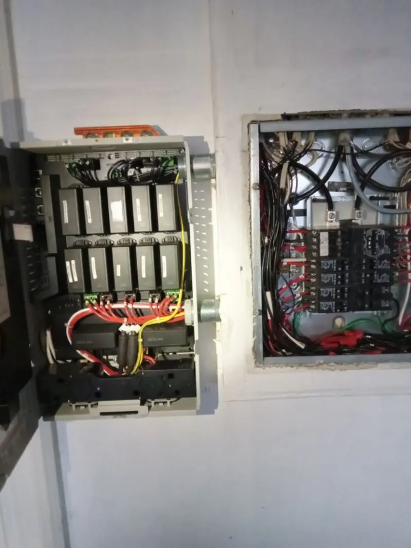 Electrical panel upgrade completed for Indoor Lighting Installation in Palmyra